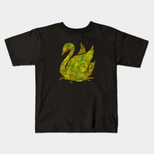 Swans Watercolor Kids T-Shirt